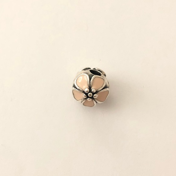💕3/$85 Pink Cherry Blossom PANDORA 925 Clip - Picture 3 of 10